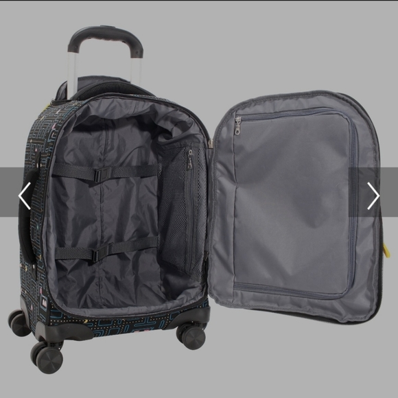 PAC-MAN Jet-set Reycycled Carry-on Luggage Suitcase - Picture 3 of 5